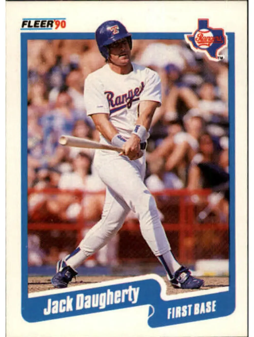 1990 Jack Daugherty Fleer Baseball Card #294